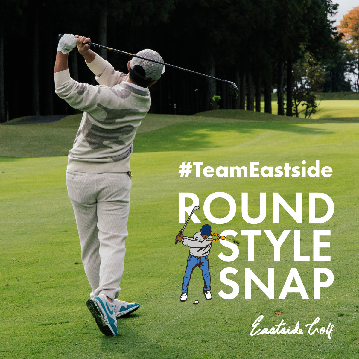 eastsidegolf イーストサイドゴルフ　セットアップ TeamEastside – Round Style Snap – Eastside Golf (イーストサイドゴルフ)