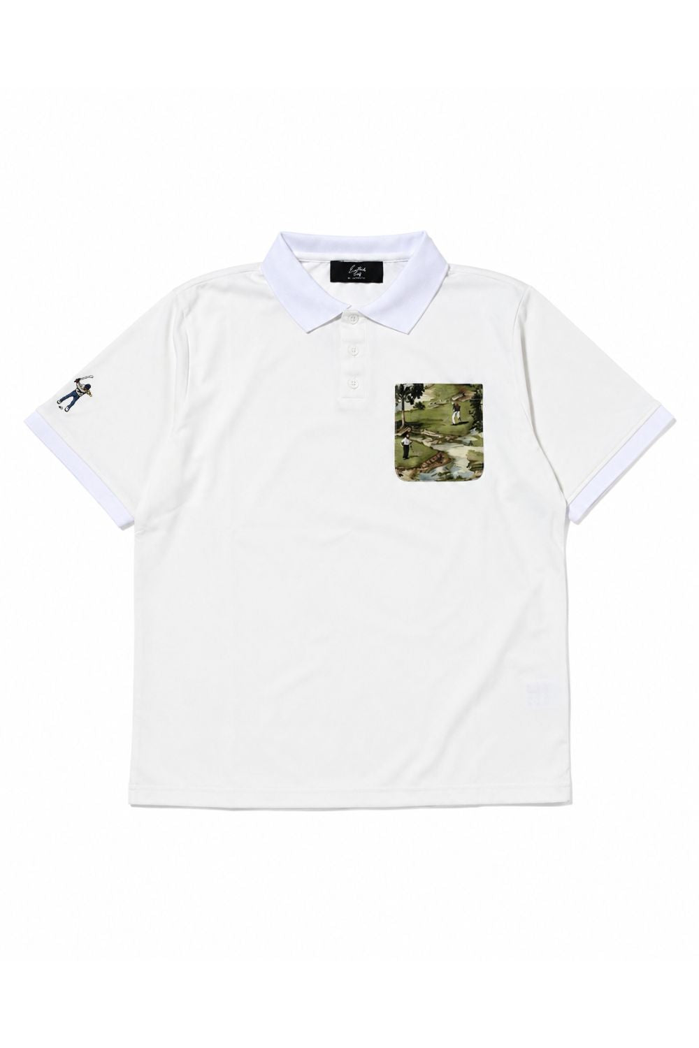 GOLF COURSE CAMO POCKET POLO / ゴルフコースカモポケットポロ