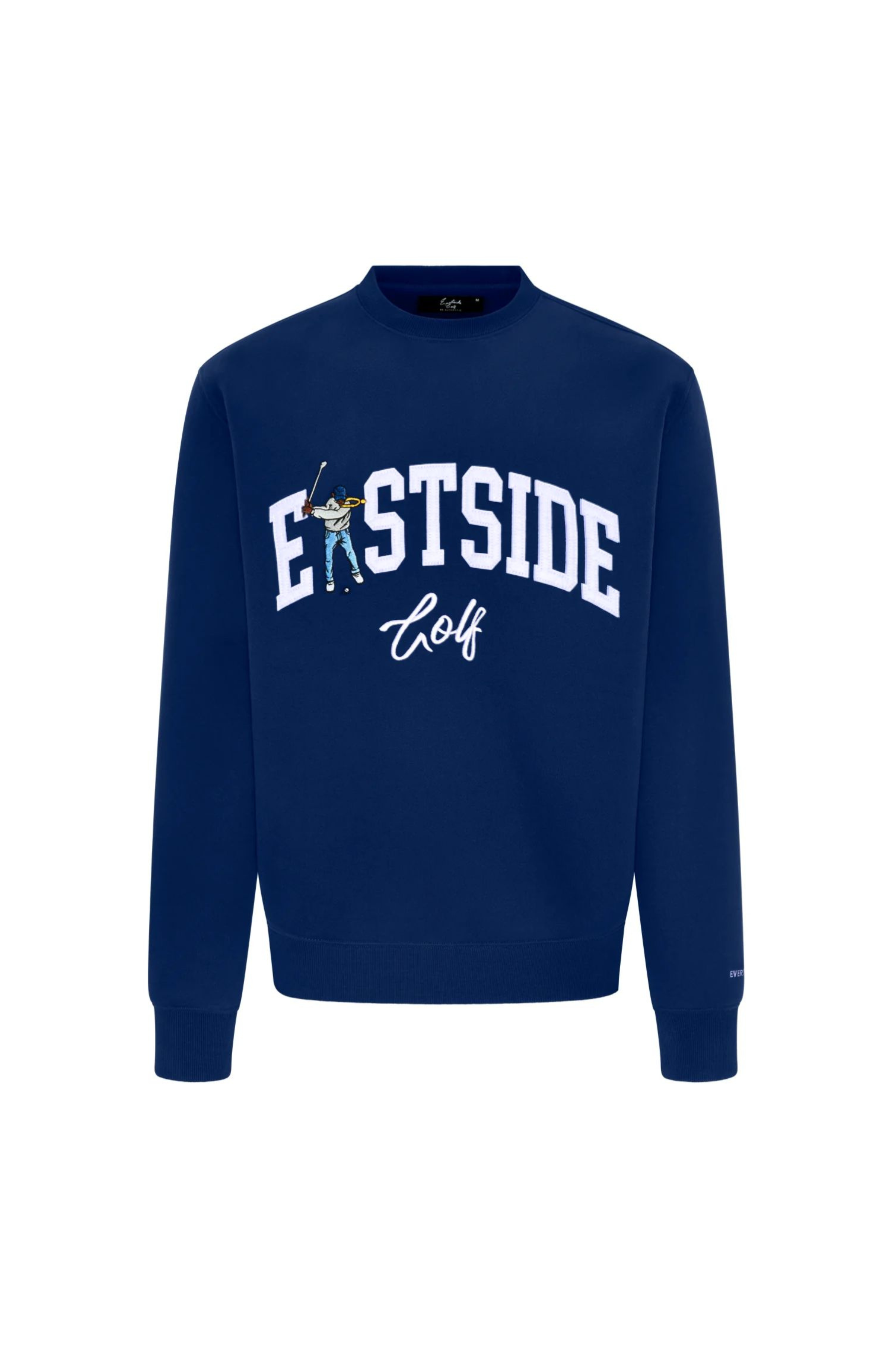 COLLEGIATE FLEECE CREW / カレッジ風ロゴスエットシャツ – Eastside