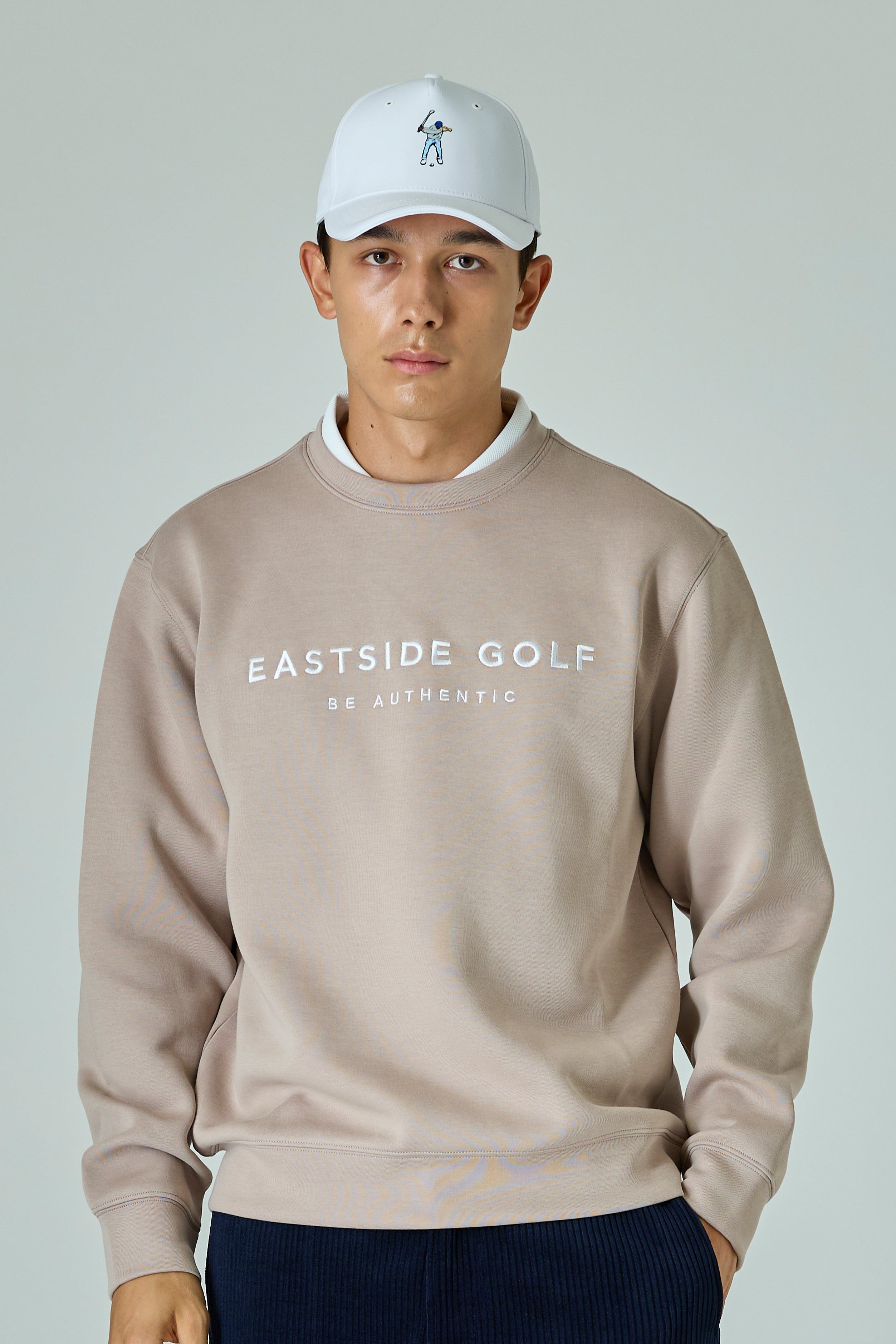 LS DOUBLE KNIT CREW/ フロントロゴクルーニット – Eastside Golf
