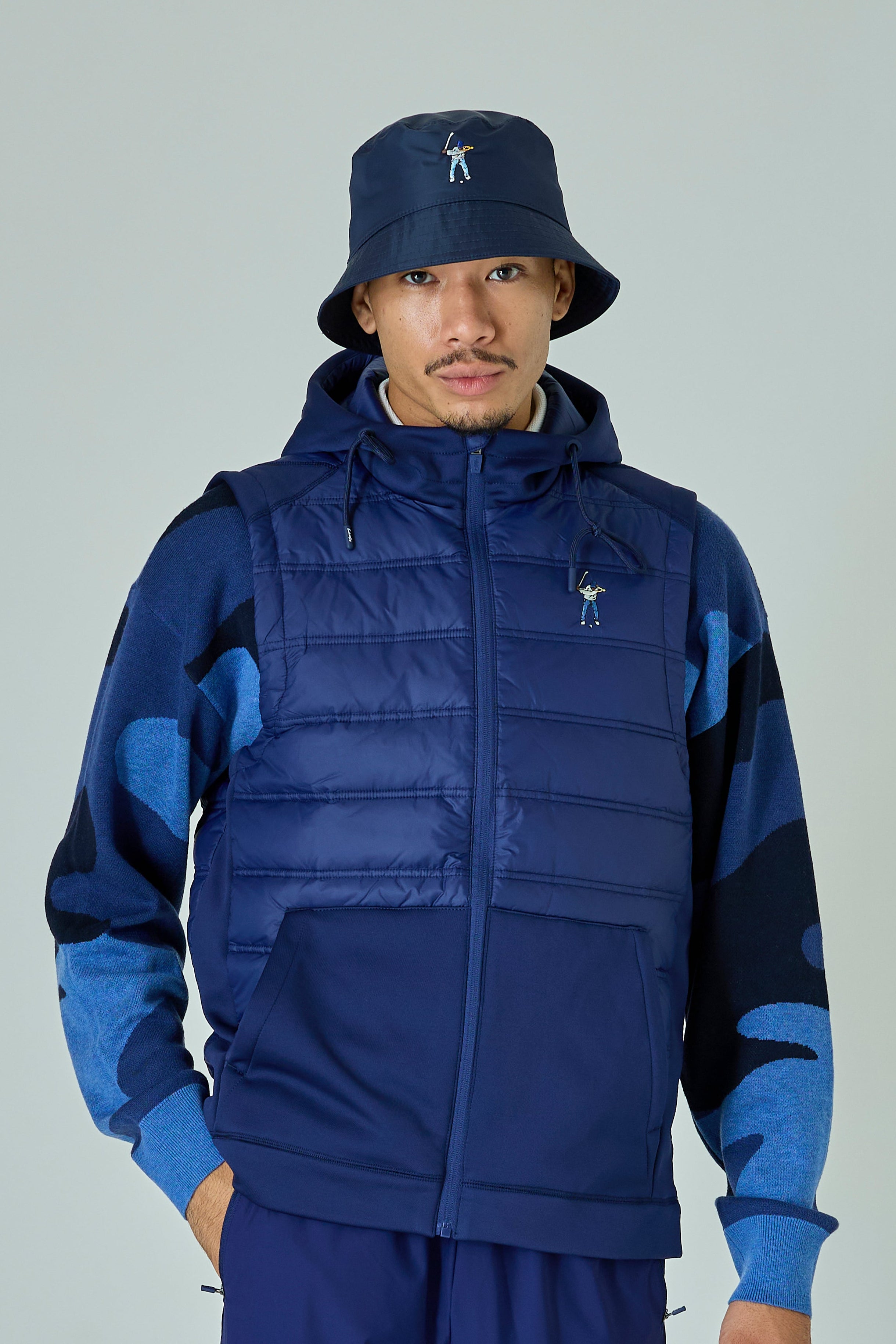 HOODED PUFFER VEST / フーディーダウンベスト – Eastside Golf