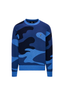 CAMO CREW SWEATER / カモ柄クルーネックセーター