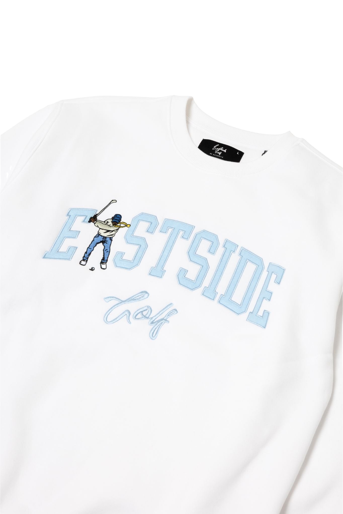 COLLEGIATE FLEECE CREW / カレッジ風ロゴスエットシャツ – Eastside