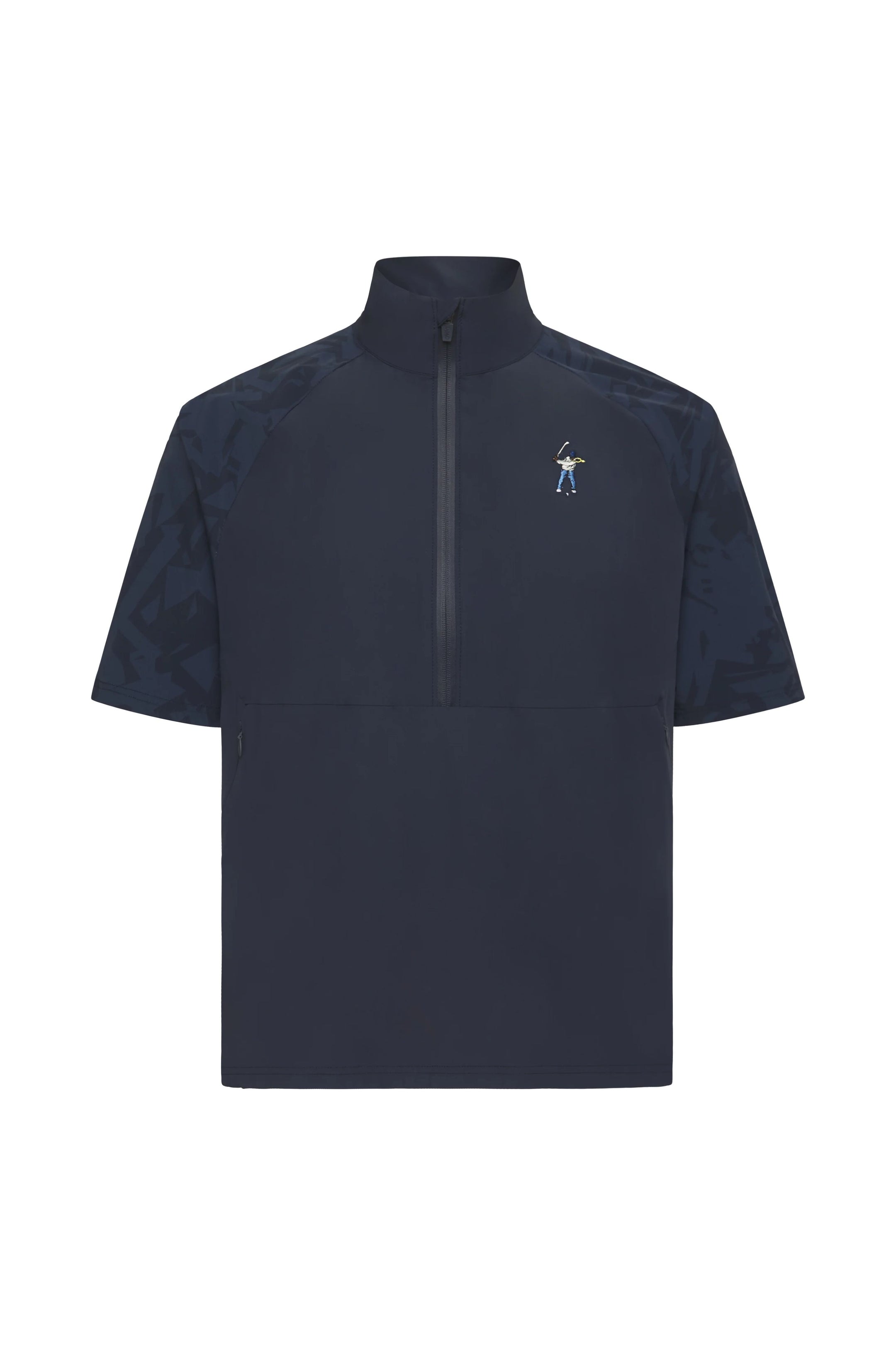 SS 1/2 ZIP NYLON WIND SHIRT