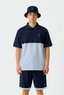COTTON LIKE HORIZON BLOCK POLO / ホライゾンカラーブロッキングポロ