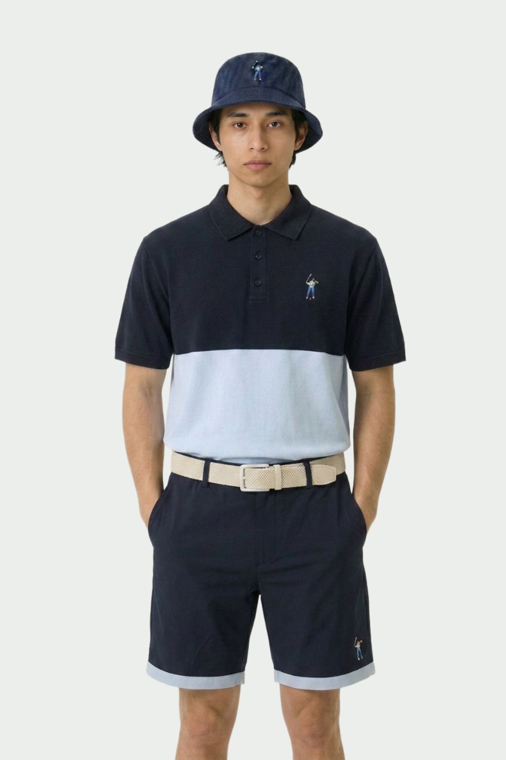 STANDARD COLOR BLOKING SHORT PANTS / カラーブロッキングショーツ