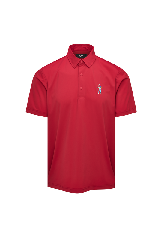 Oxford Golf buy TPC Potomac MD Red White Polo Sz L