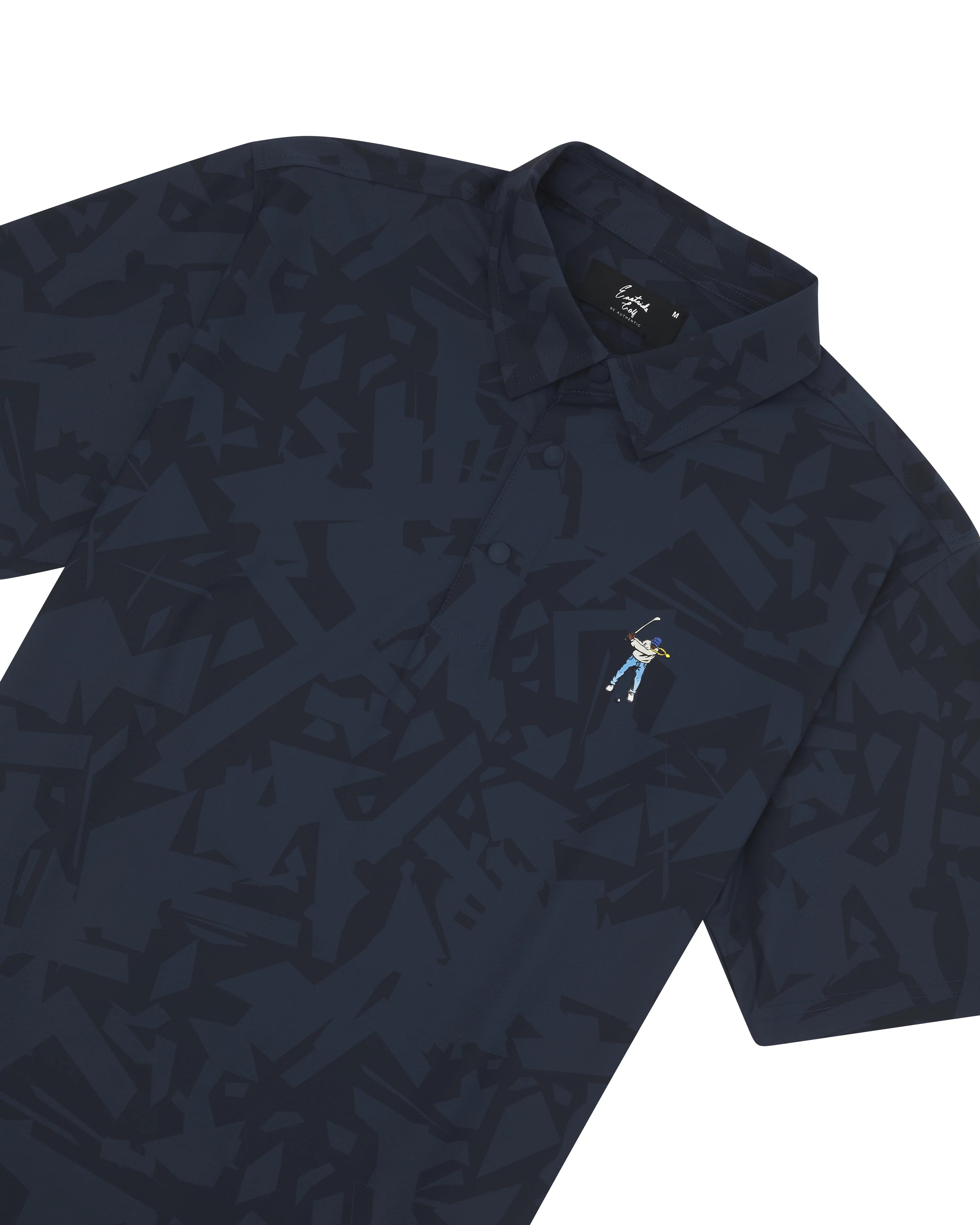 eastside golfスナッププラケットポロシャツ Lサイズ Eastside Golf Men's Snap Placket Print Polo - Worldwide Golf Shops