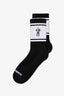 RETRO STRIPED CALF SOCKS / レトロストライプカーフロゴソックス