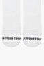 RETRO STRIPED CALF SOCKS / レトロストライプカーフロゴソックス