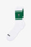 RETRO STRIPED CALF SOCKS / レトロストライプカーフロゴソックス