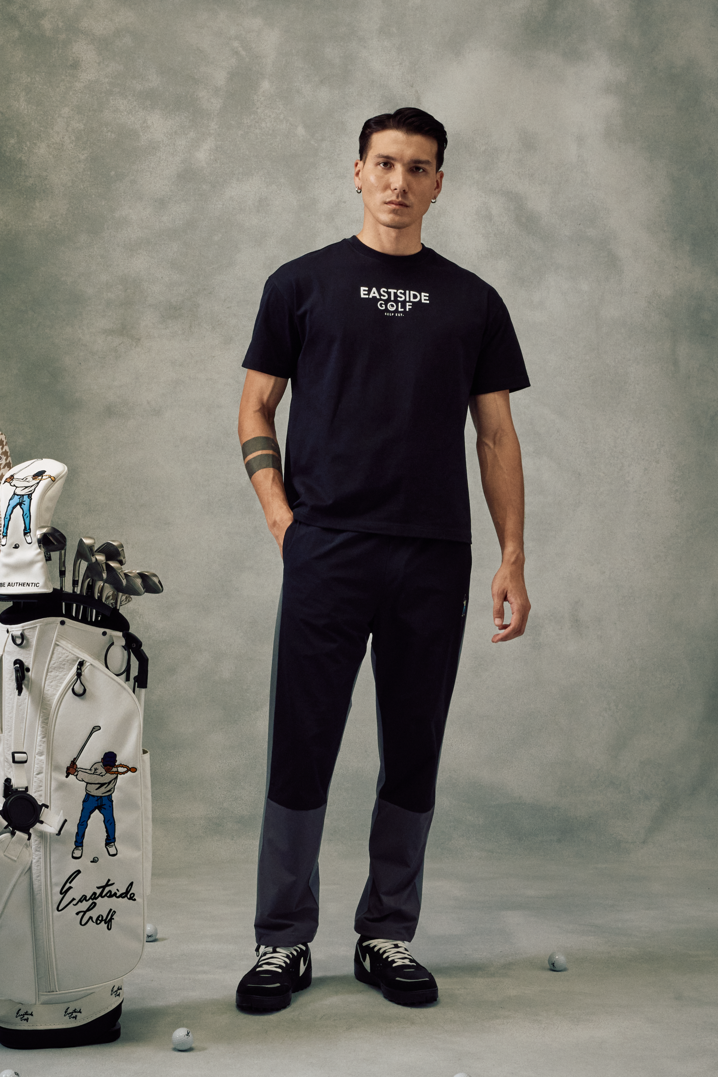 WIND CHEATER PANT / カラーブロッキングナイロンパンツ