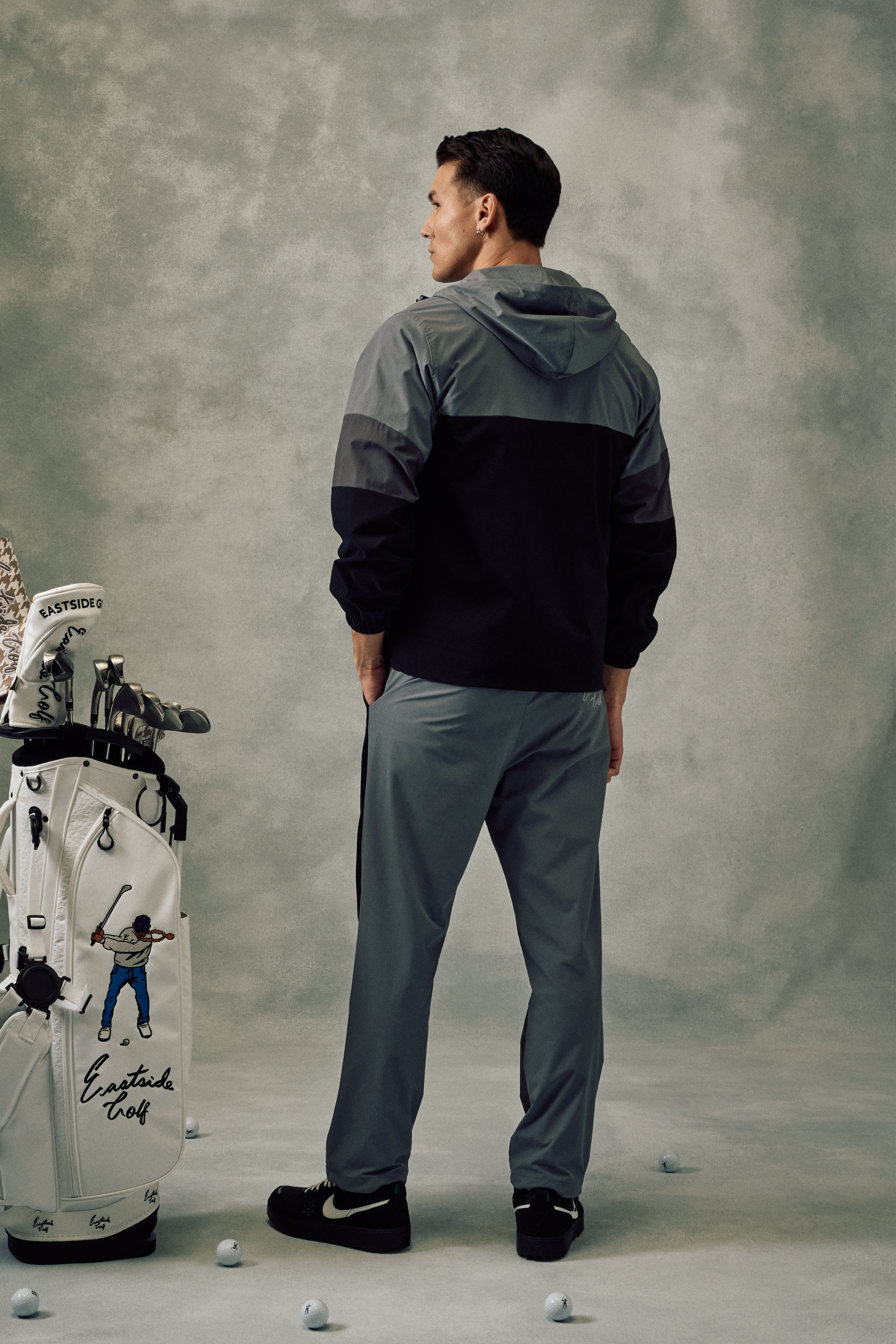 alexiastam Wellness ウインドブレーカー WIND CHEATER JACKET / カラーブロッキングウインドブレーカー