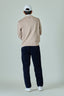 LS DOUBLE KNIT CREW/ フロントロゴクルーニット