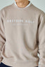 LS DOUBLE KNIT CREW/ フロントロゴクルーニット