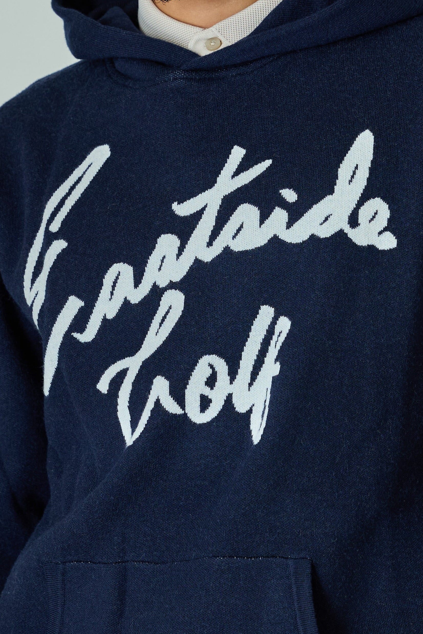 Merino Wool Sweater Hoodie / メリノウールセーターパーカー