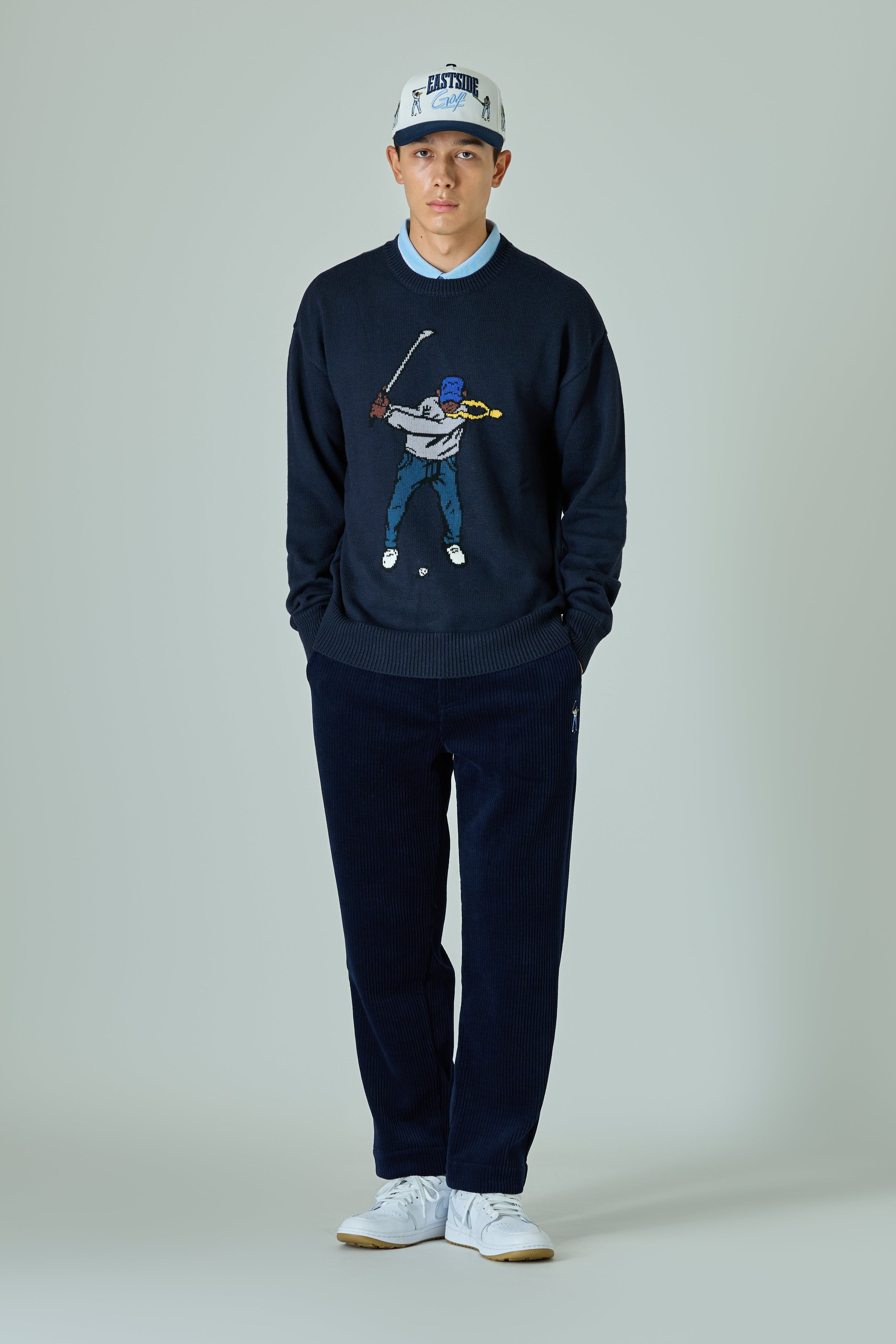 Intarsia Swingman Sweater / インターシャスウィングマンセーター