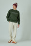 LS DOUBLE KNIT CREW/ フロントロゴクルーニット