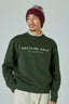 LS DOUBLE KNIT CREW/ フロントロゴクルーニット