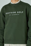 LS DOUBLE KNIT CREW/ フロントロゴクルーニット