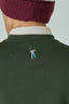 LS DOUBLE KNIT CREW/ フロントロゴクルーニット