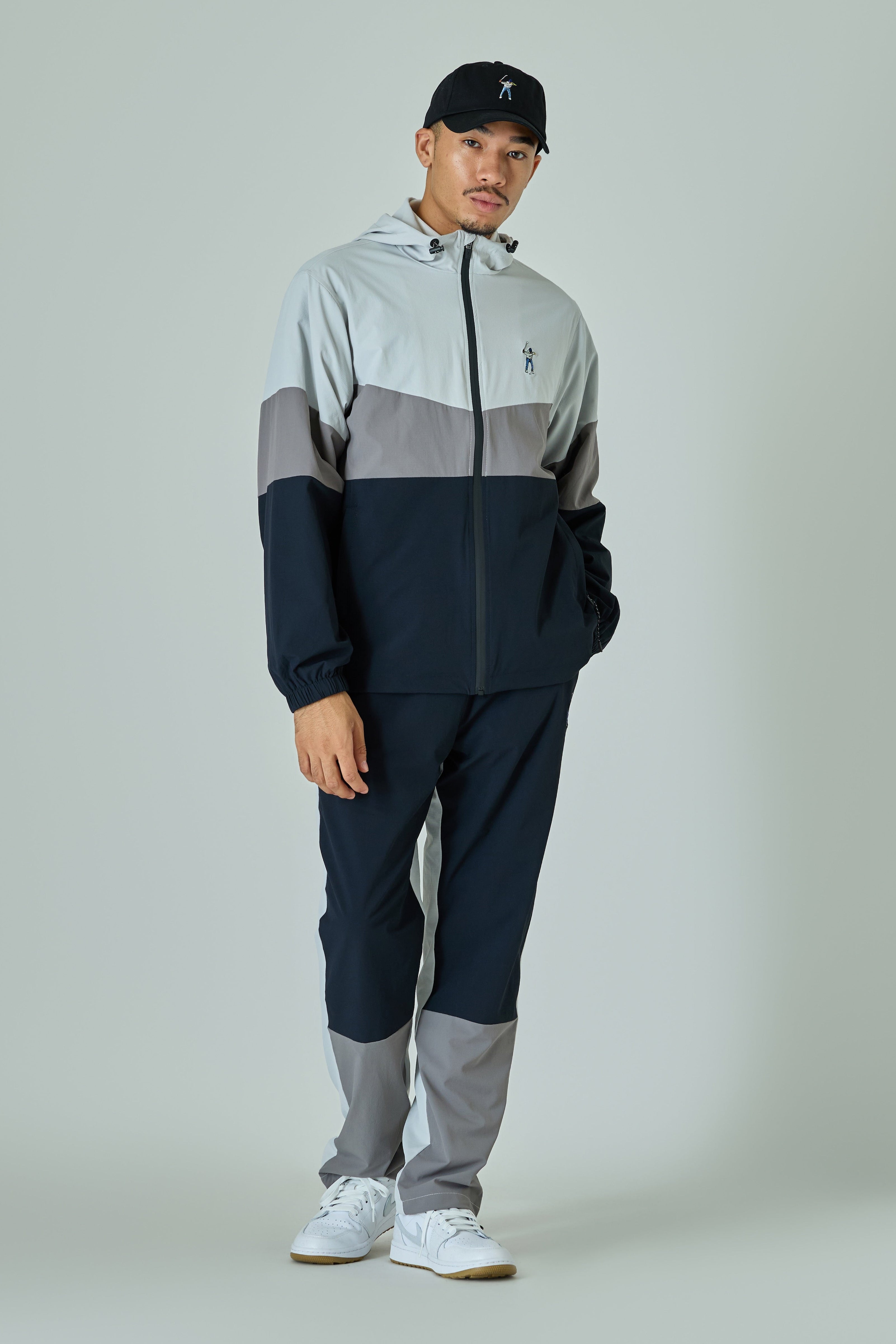 WIND CHEATER JACKET / カラーブロッキングウインドブレーカー