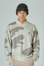 CAMO CREW SWEATER / カモ柄クルーネックセーター