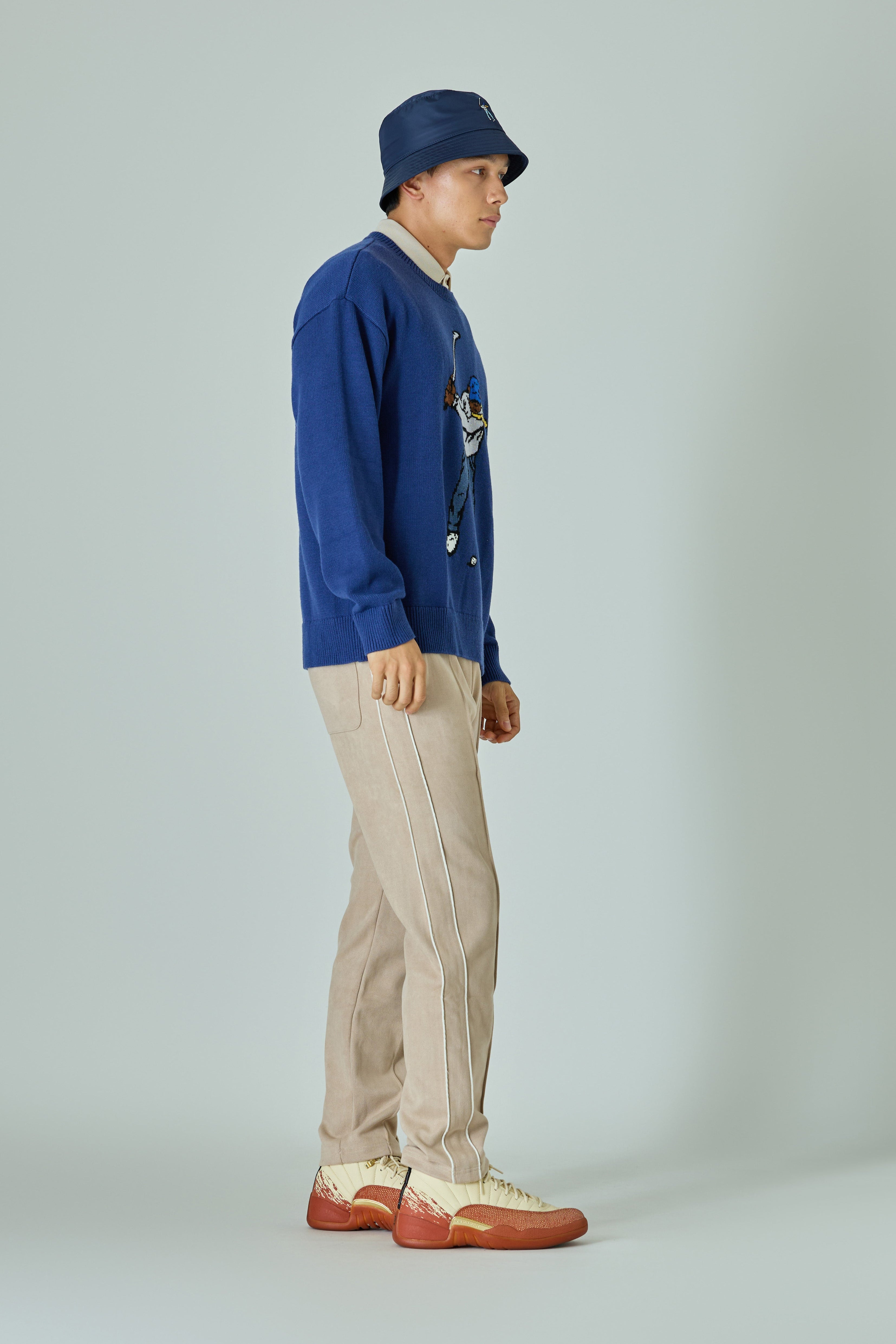 INTARSIA SWINGMAN SWEATER / インターシャスウィングマンセーター