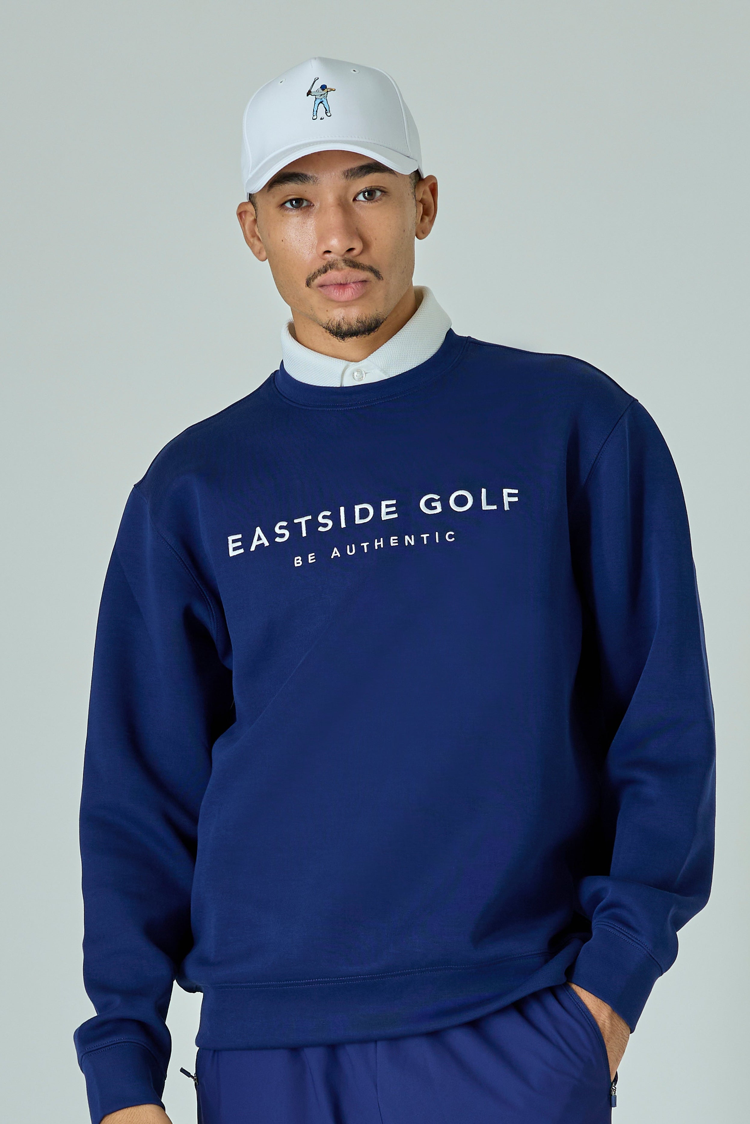 LS DOUBLE KNIT CREW/ フロントロゴクルーニット – Eastside Golf