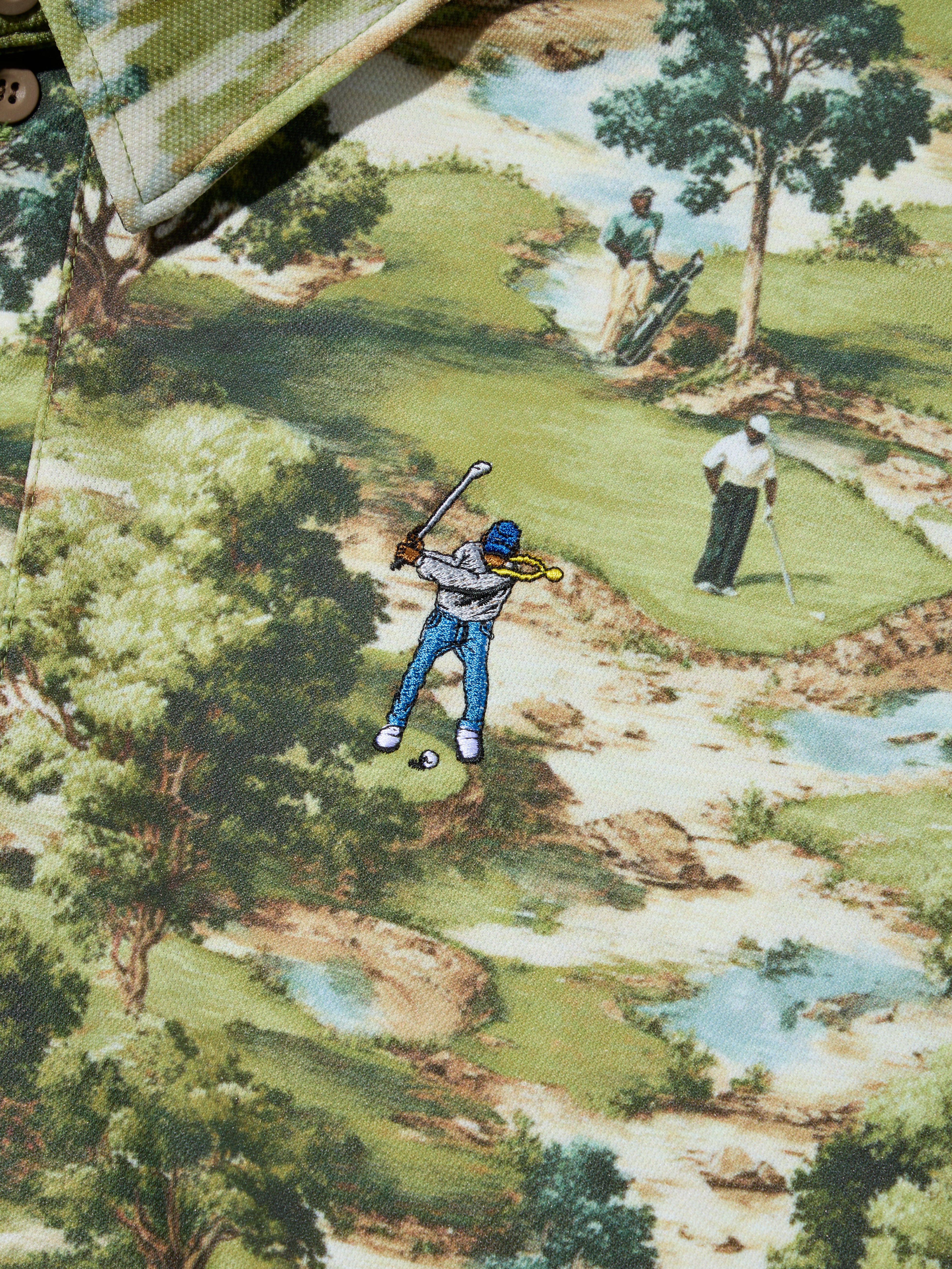 GOLF COURSE POLO / ゴルフコース総柄ポロ – Eastside Golf (イースト