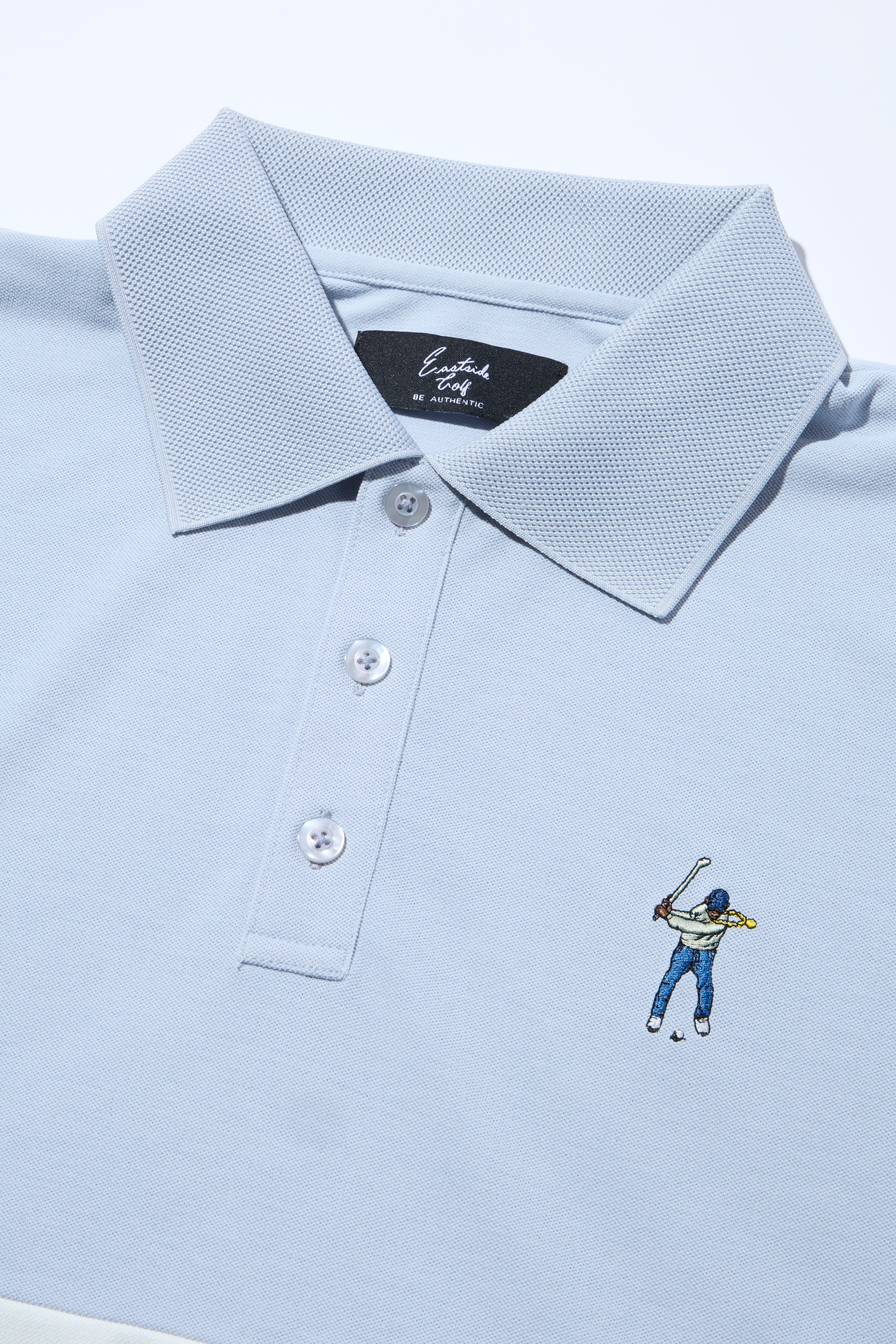 COTTON LIKE HORIZON BLOCK POLO / ホライゾンカラーブロッキングポロ